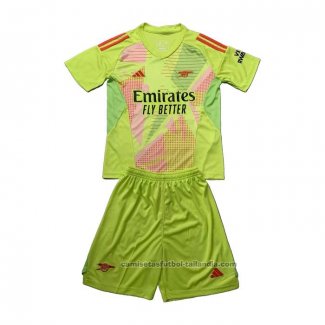 Camiseta Arsenal Portero Nino 24/25 Verde