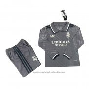 Camiseta Real Madrid 3ª Manga Larga Nino 24/25