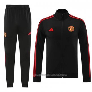 Chandal de Chaqueta del Manchester United 24/25 Negro