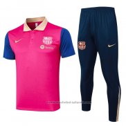 Conjunto Polo del Barcelona 24/25 Rojo