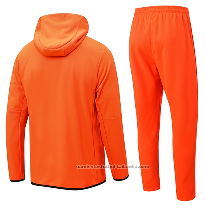 Chandal con Capucha del Paris Saint-Germain 22/23 Naranja